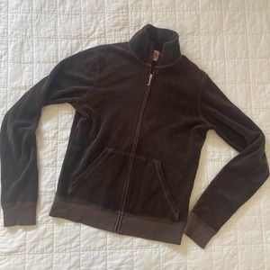 Classic juicy terrycloth zip-up